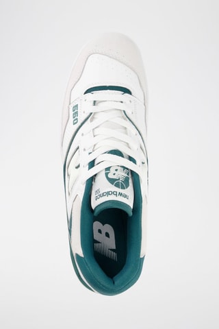 Sneakers en cuir 550 - Blanc et vert