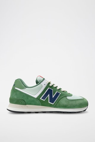 Sneakers en nubuck 574 - Vert