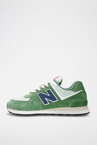 Sneakers en nubuck 574 - Vert