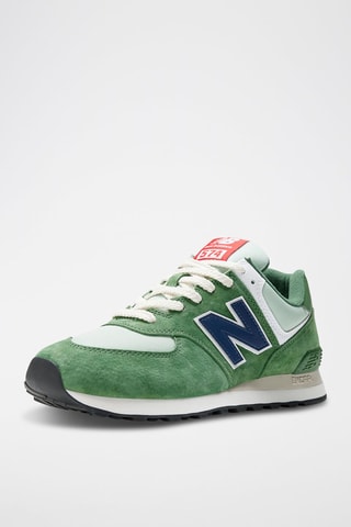 Sneakers en nubuck 574 - Vert