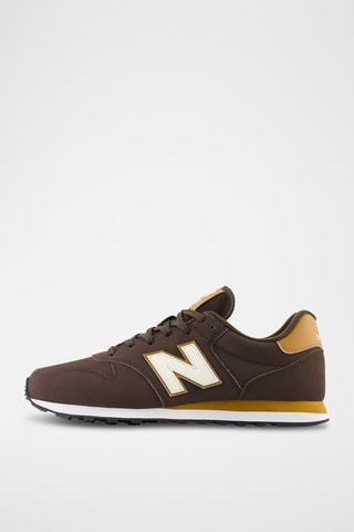 Sneakers en cuir 500 - Marron