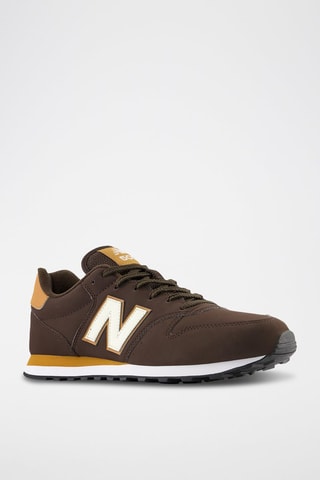 Sneakers en cuir 500 - Marron