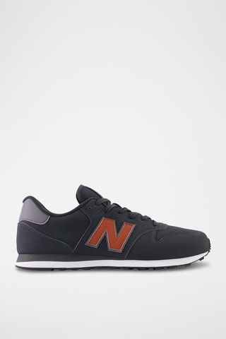 Sneakers en cuir 500 - Bleu marine
