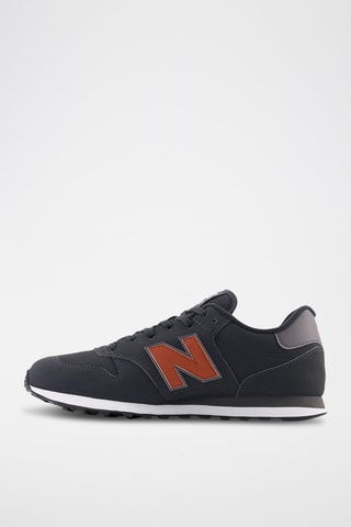Sneakers en cuir 500 - Bleu marine