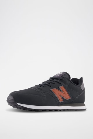Sneakers en cuir 500 - Bleu marine