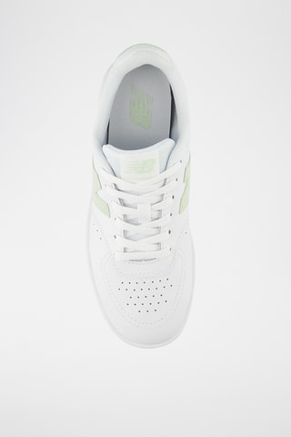 Baskets en nubuck Optic - Blanc et vert clair