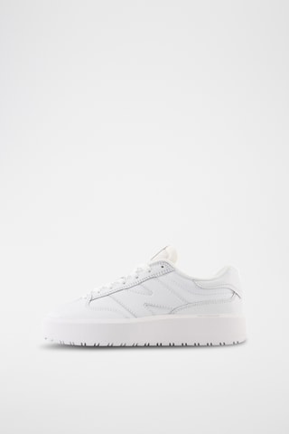 Baskets plateformes en cuir 302 - Blanc