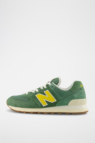 Baskets en nubuck 574 - Vert