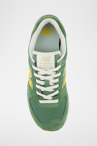 Baskets en nubuck 574 - Vert