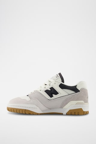 Baskets en cuir 550 - Gris et noir
