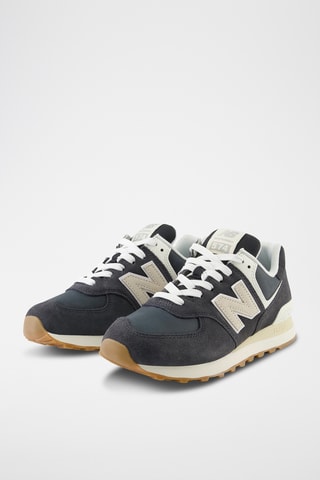 Baskets en cuir 574 - Gris