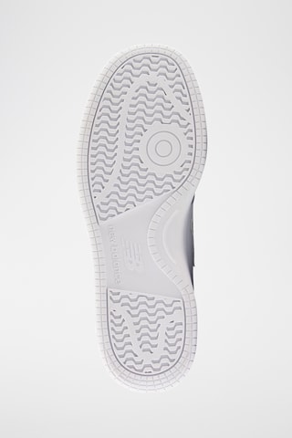 Baskets en cuir W80 - Blanc et argenté
