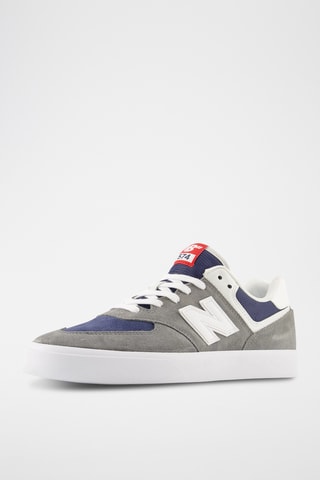 Baskets en cuir 574 - Bleu marine