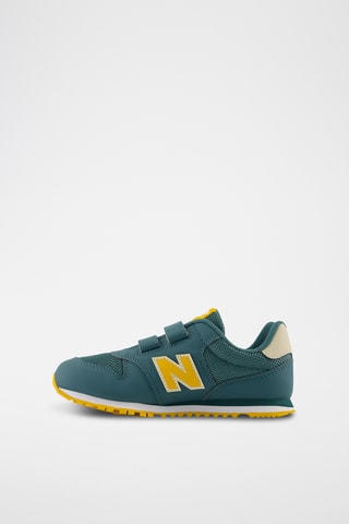 Baskets 500 - Bleu canard et jaune