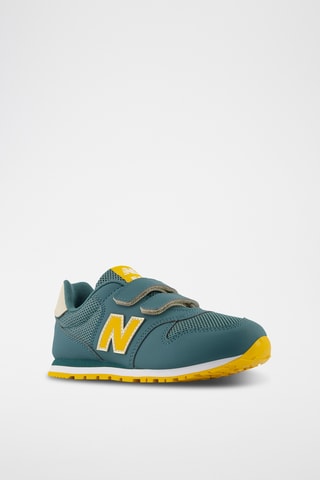 Baskets 500 - Bleu canard et jaune
