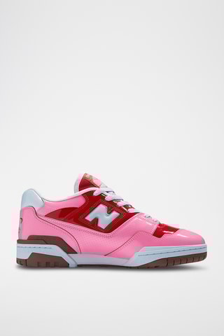 Baskets en cuir verni 550 - Rose