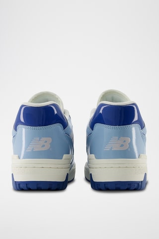 Baskets en cuir verni 550 - Bleu