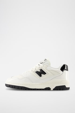 Baskets en cuir verni 550 - Blanc