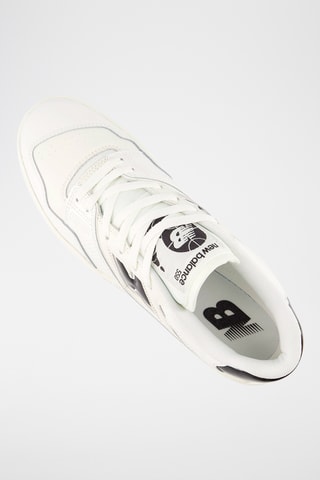 Baskets en cuir verni 550 - Blanc