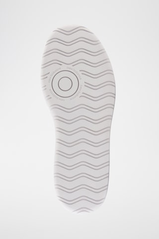Baskets plateformes en cuir 302 - Blanc
