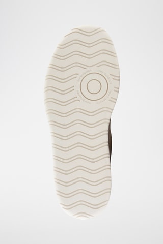 Baskets plateformes en nubuck 302 - Blanc et rose