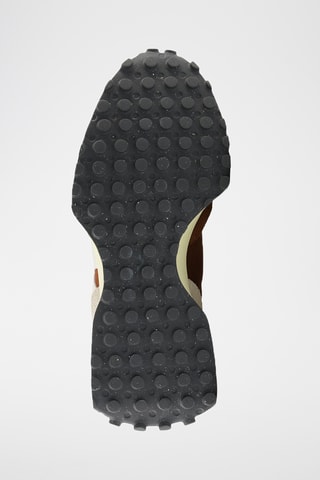 Baskets en nubuck 327 Lifestyle - Marron et blanc
