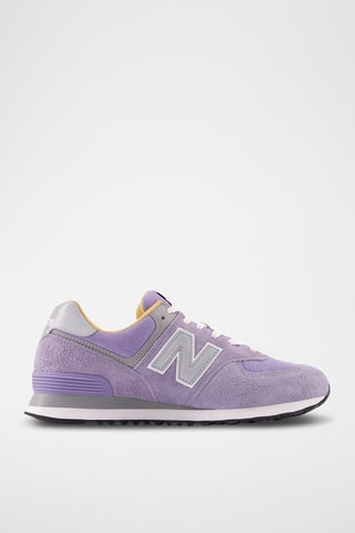 Baskets en cuir 574 - Violet