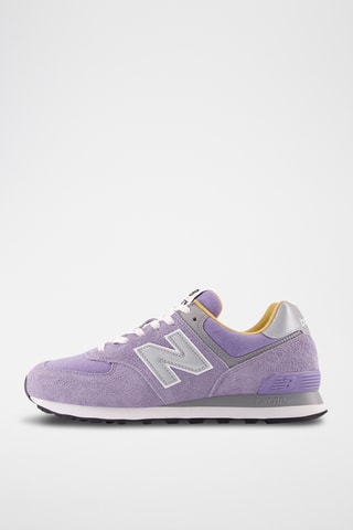 Baskets en cuir 574 - Violet