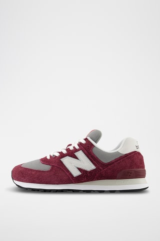Baskets en cuir 574 - Bordeaux