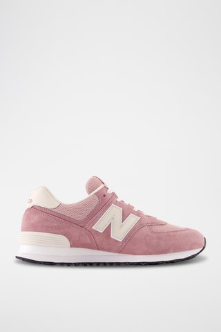 Baskets en cuir 574 - Rose