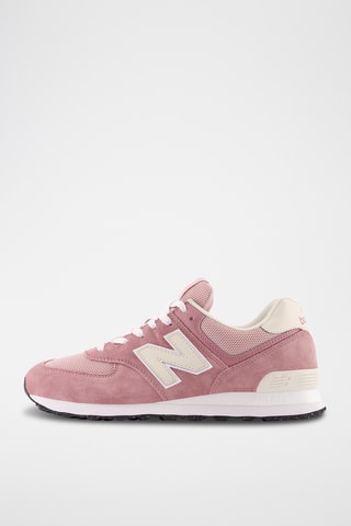 Baskets en cuir 574 - Rose