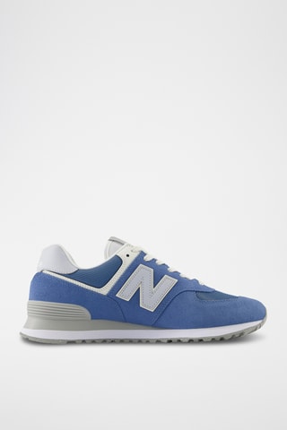 Baskets en cuir 574 - Bleu