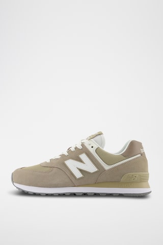 Baskets en cuir 574 - Beige