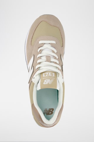 Baskets en cuir 574 - Beige