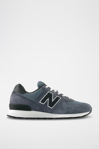 Baskets en nubuck 574 - Gris foncé