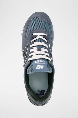Baskets en nubuck 574 - Gris foncé