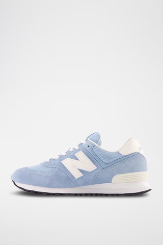Baskets en nubuck 574 - Ciel