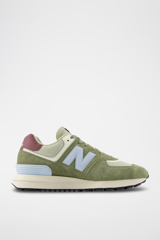 Baskets en nubuck 574 - Vert
