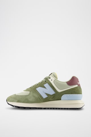 Baskets en nubuck 574 - Vert