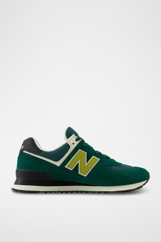 Baskets en nubuck 574 - Vert