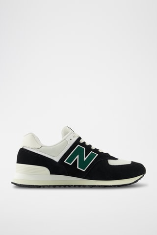 Baskets en nubuck 574 - Noir