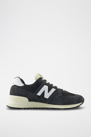 Baskets en nubuck 574 - Gris foncé
