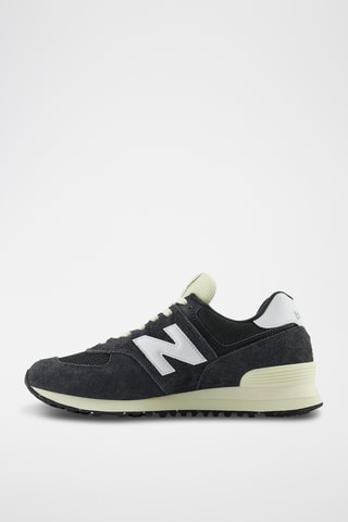 Baskets en nubuck 574 - Gris foncé