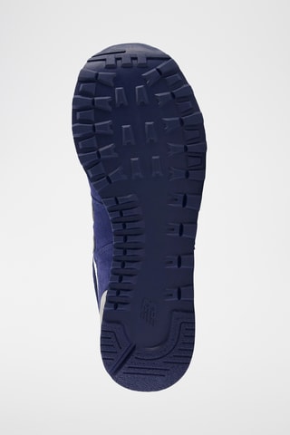 Baskets en nubuck 574 - Bleu marine