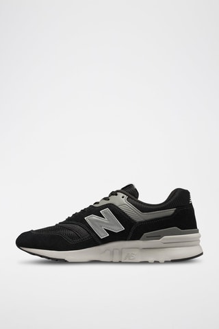 Baskets en cuir MTZ - Noir et gris