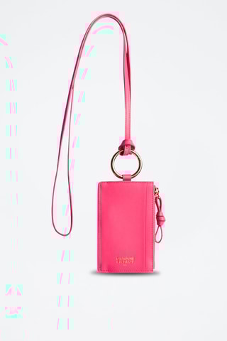 Leren Pasjeshouder Roze