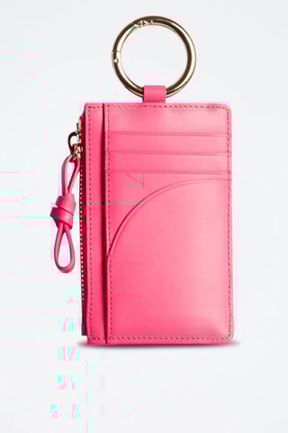Leren Pasjeshouder Roze