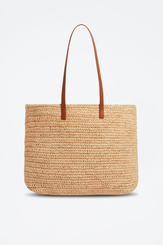 Leren Shopper Roze en Blauw