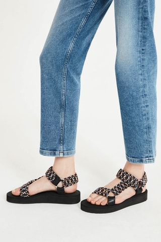 Sandalen Zwart