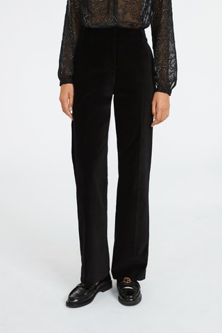 Chino Hoge Taille Zwart